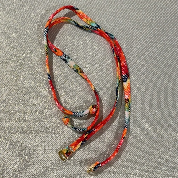 LA VIE EN ROSE Aqua Bright Aztec Print Padded Push-up Bikini Top Strapless M - Picture 8 of 8